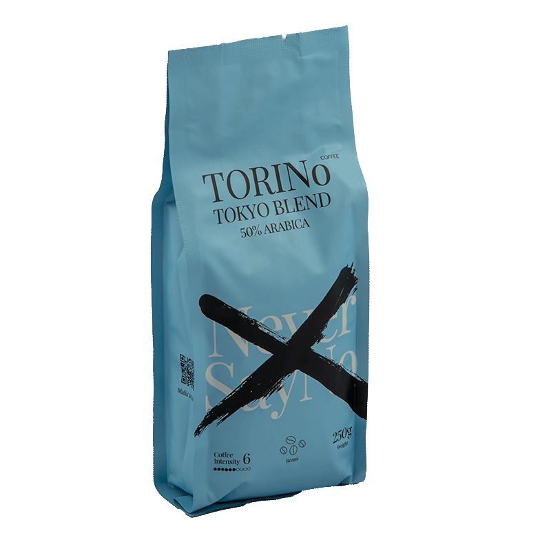 قهوه‌دان ۵۰ عربیکا برند تورینو ۲۵۰ گرمی