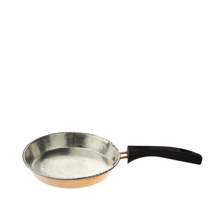 ماهیتابه مس دسته دار