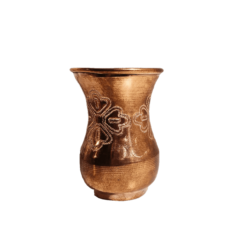 استکان کمر باریک مسی